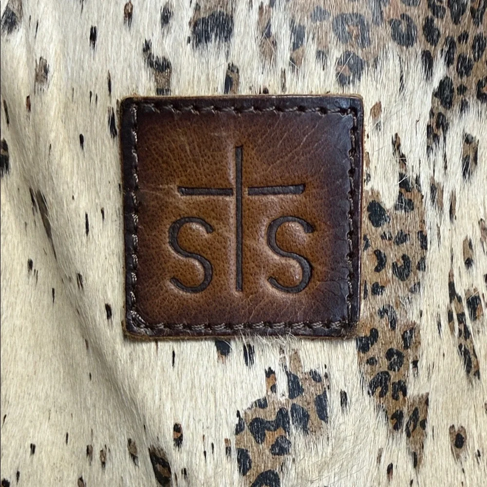 STS Ranchwear Spotted Cream and Brown Tote concealed carry - Picture 2 of 6